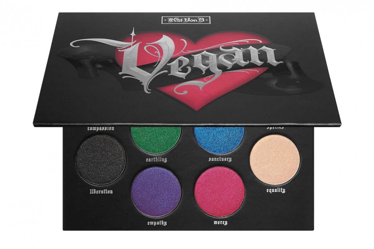 Marca de makes lança paleta de sombras Vegan Love