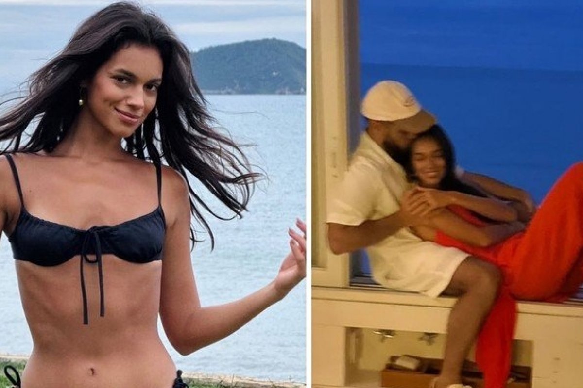 Ex-BBB Alane posta foto com o namorado, filho de Preta Gil!