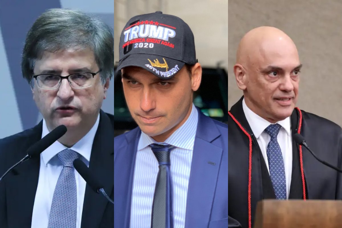 Vídeo: Eduardo Bolsonaro chama Alexandre de Moraes e Gonet de "psicopatas"