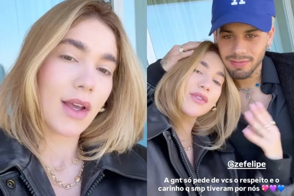 Virgínia e Zé Felipe postam vídeo de esclarecimento após anunciarem término