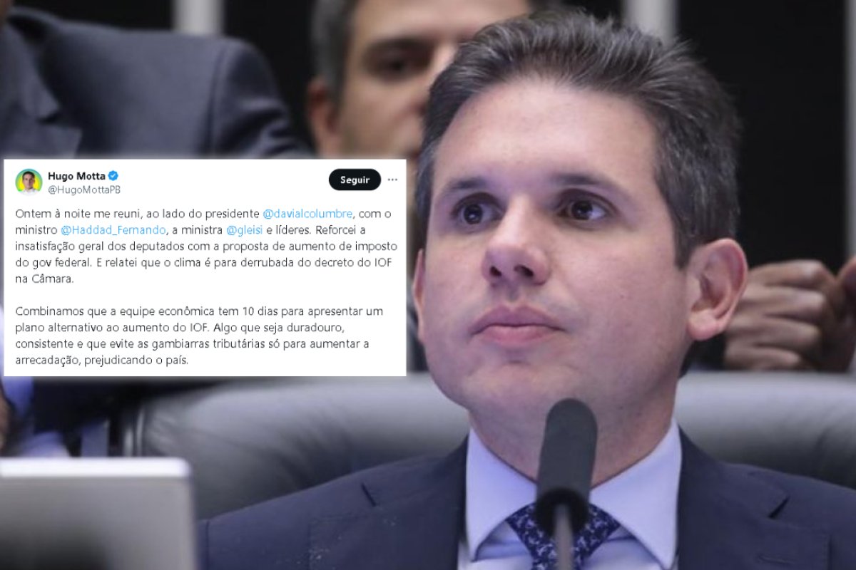 Motta se reúne com equipe econômica e propõe 10 dias para Governo apresentar alternativa a aumento do IOF