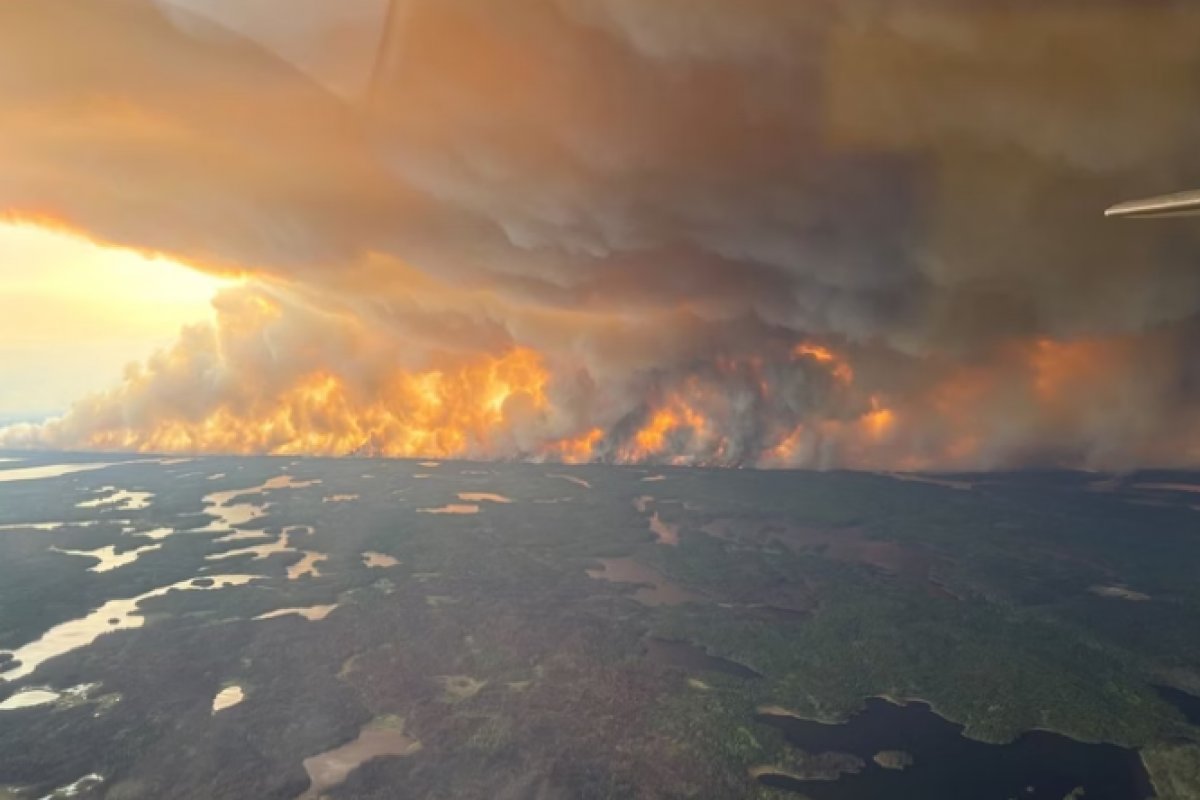Grande número de incêndios no Canadá prejudica a qualidade do ar nos Estados Unidos