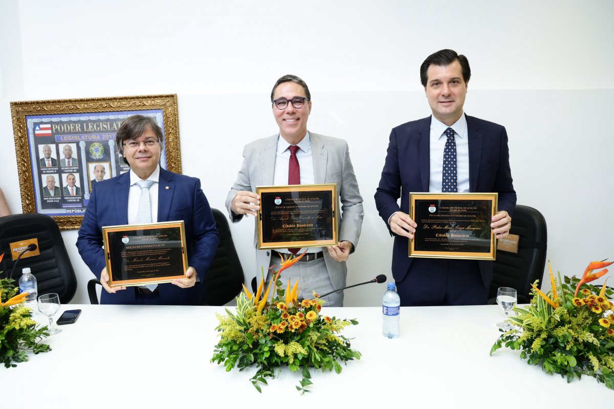 Presidente da AMPEB, Marcelo Miranda recebe menção honrosa na Câmara Municipal de Lençóis!
