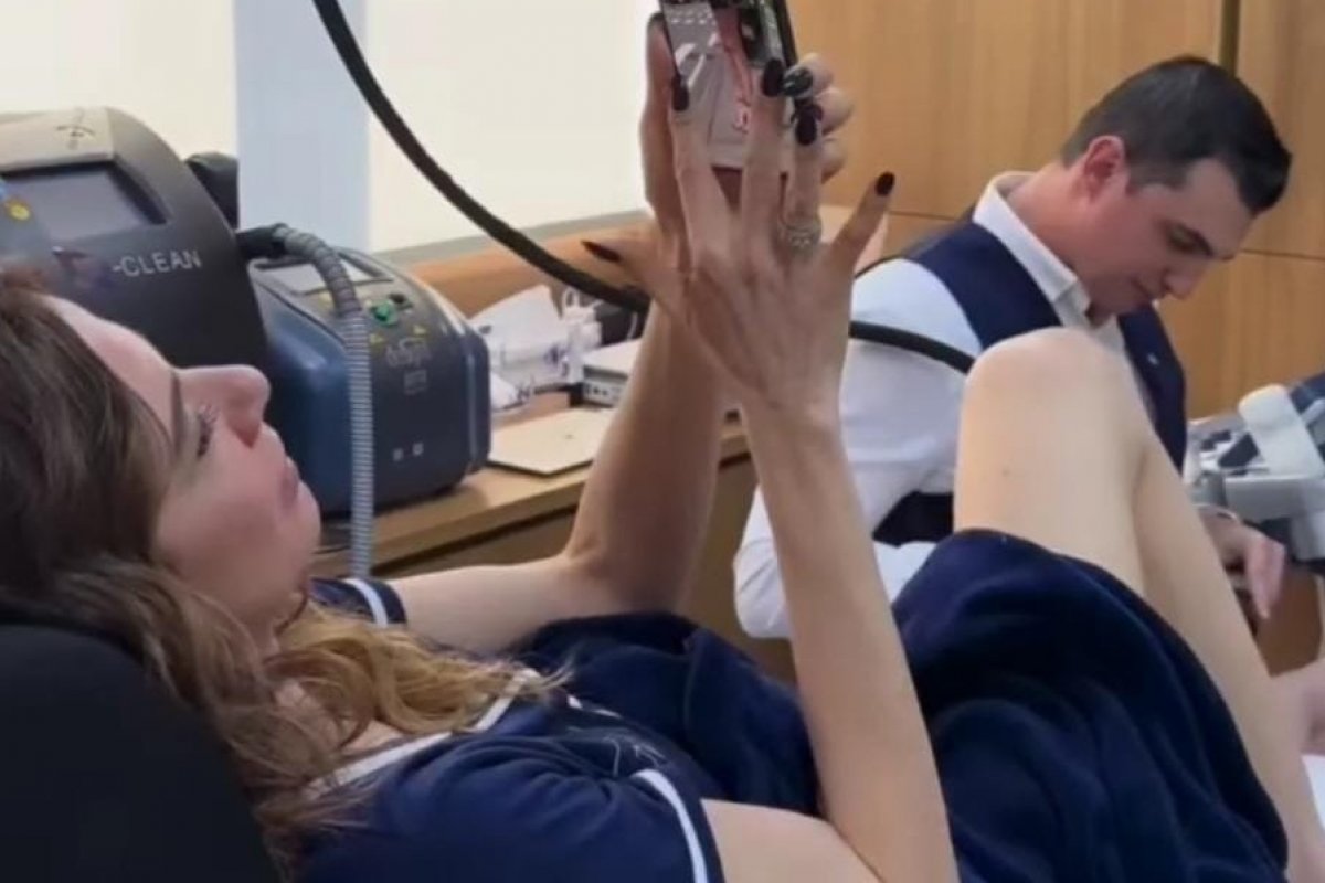 Luciana Gimenez realiza tratamento vascular a laser e chama atenção para cuidados com a saúde vascular! 