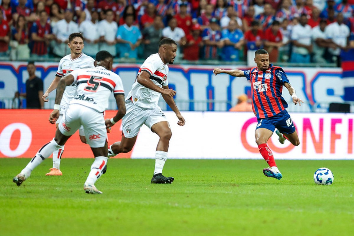 Vídeo: Em noite de Willian José, Bahia vence São Paulo e volta para o G-6; confira os gols