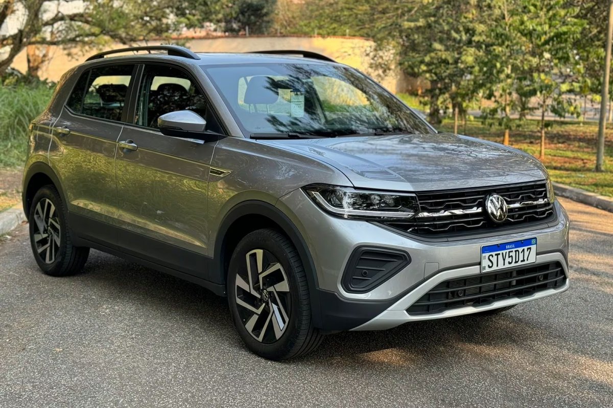 T-Cross mantém posto de SUV mais vendido do Brasil seguido por Compass e Corolla Cross