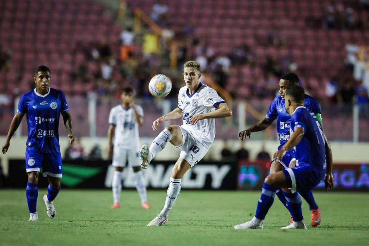 Com time sub-20, Bahia é derrotado pelo Confiança e perde invencibilidade na Copa do Nordeste