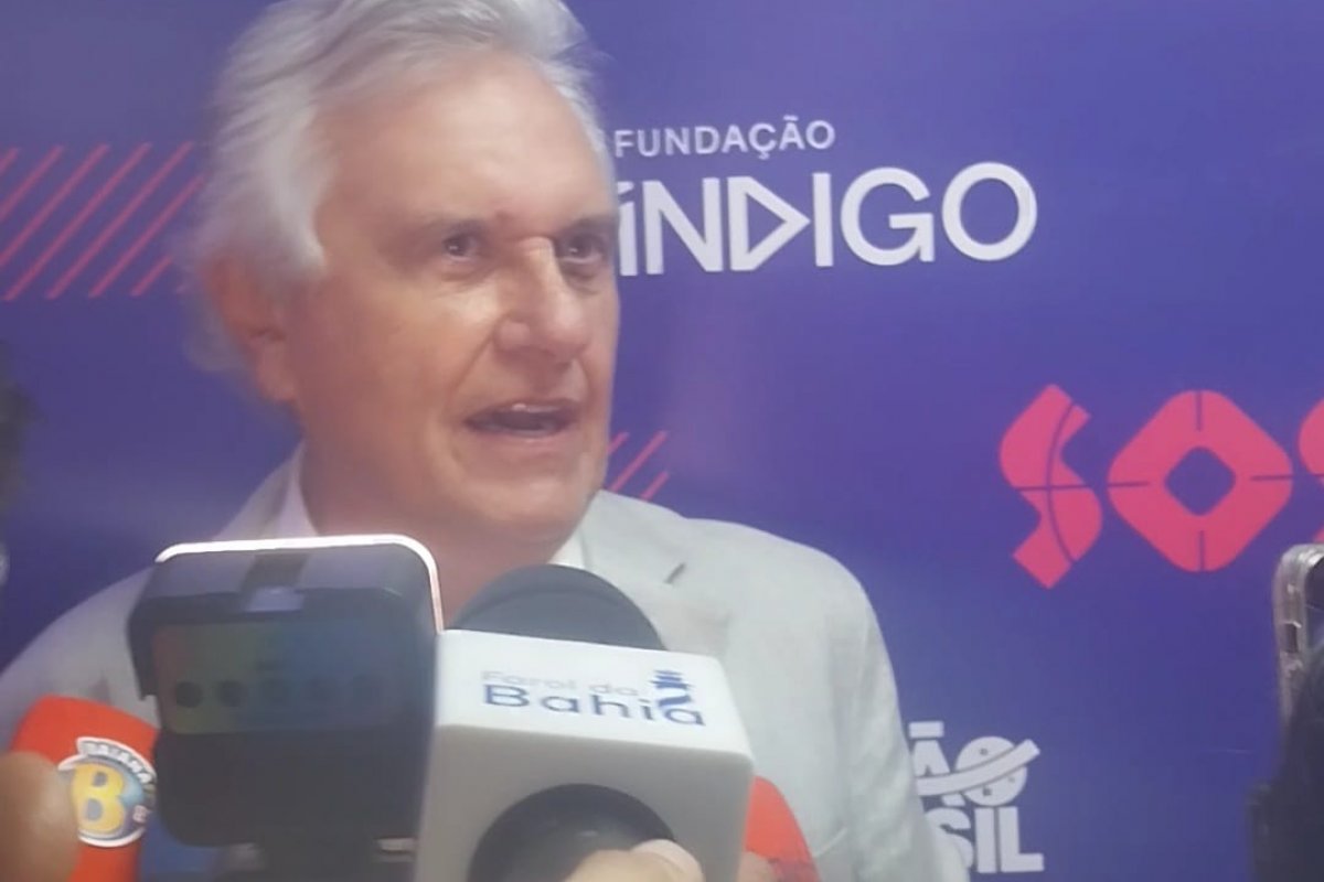 Vídeo: Caiado compara sua política de segurança a de ACM: 'cidadão tinha tranquilidade'