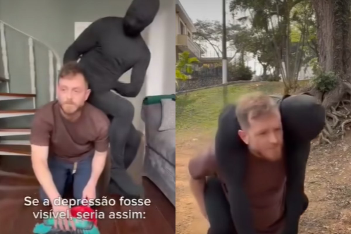 Vídeo: Influenciador viraliza ao personificar depressão: "não é frescura"