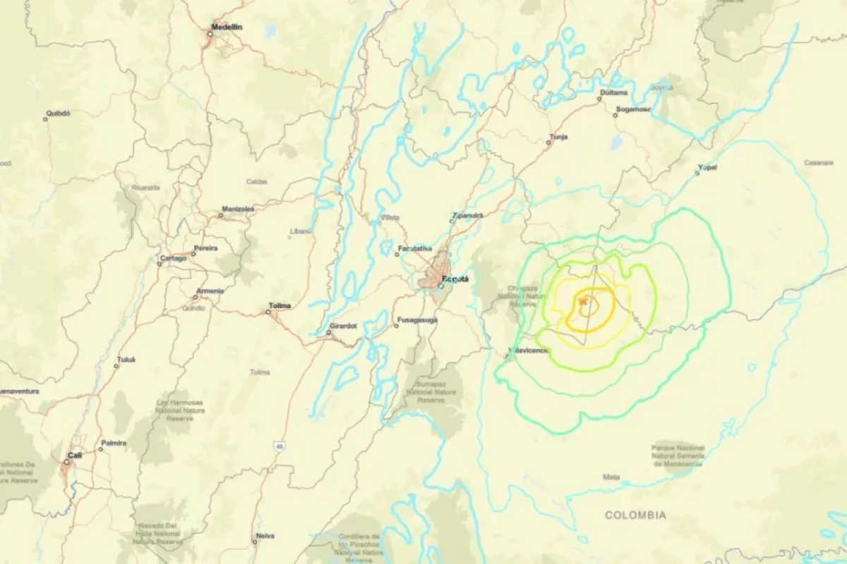 Terremoto de magnitude 6,5 atinge Colômbia; intensidade do tremor pode aumentar
