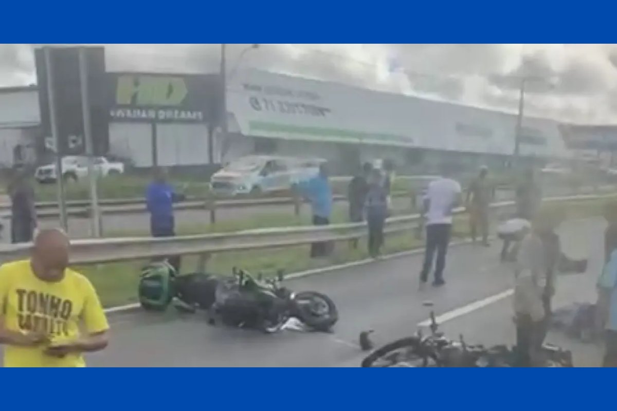 Duas pessoas ficam feridas após acidente com motocicletas na Estrada do Coco, na RMS