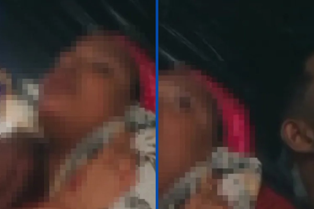 Vídeo: mulher grávida é atingida por tiro no pescoço e feita de refém na RMS