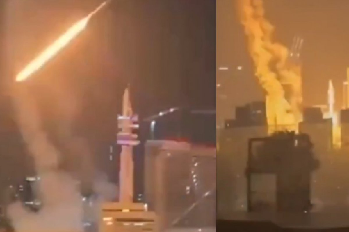 Irã lança 300 mísseis contra Israel; ataques deixam ao menos 40 feridos e provocam alerta máximo