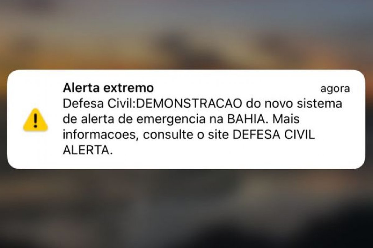 Com mensagem sonora, Defesa Civil testa novo sistema de alerta por SMS em Salvador