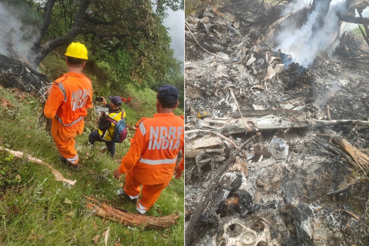 Helicóptero em rota de peregrinação cai na Índia e 7 pessoas morrem