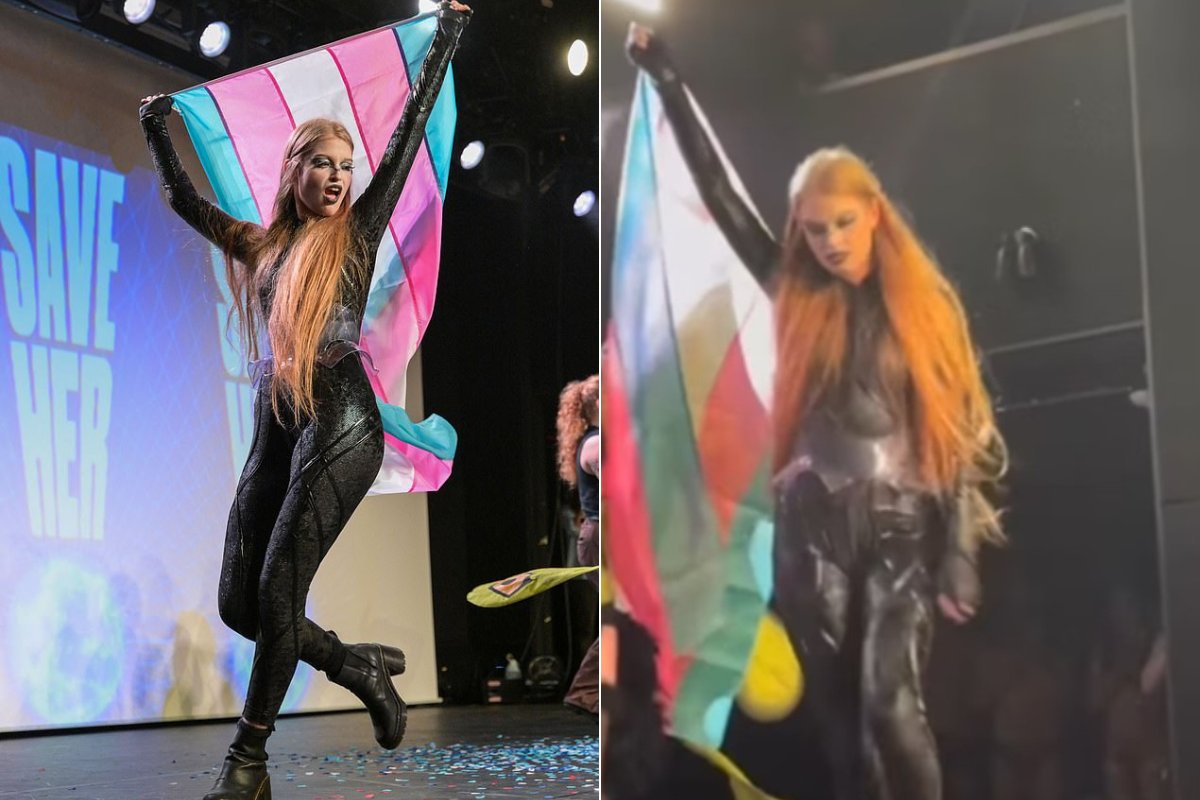 Vídeo: Filha trans de Elon Musk estreia como drag queen em show nos EUA com renda revertida para imigrantes
