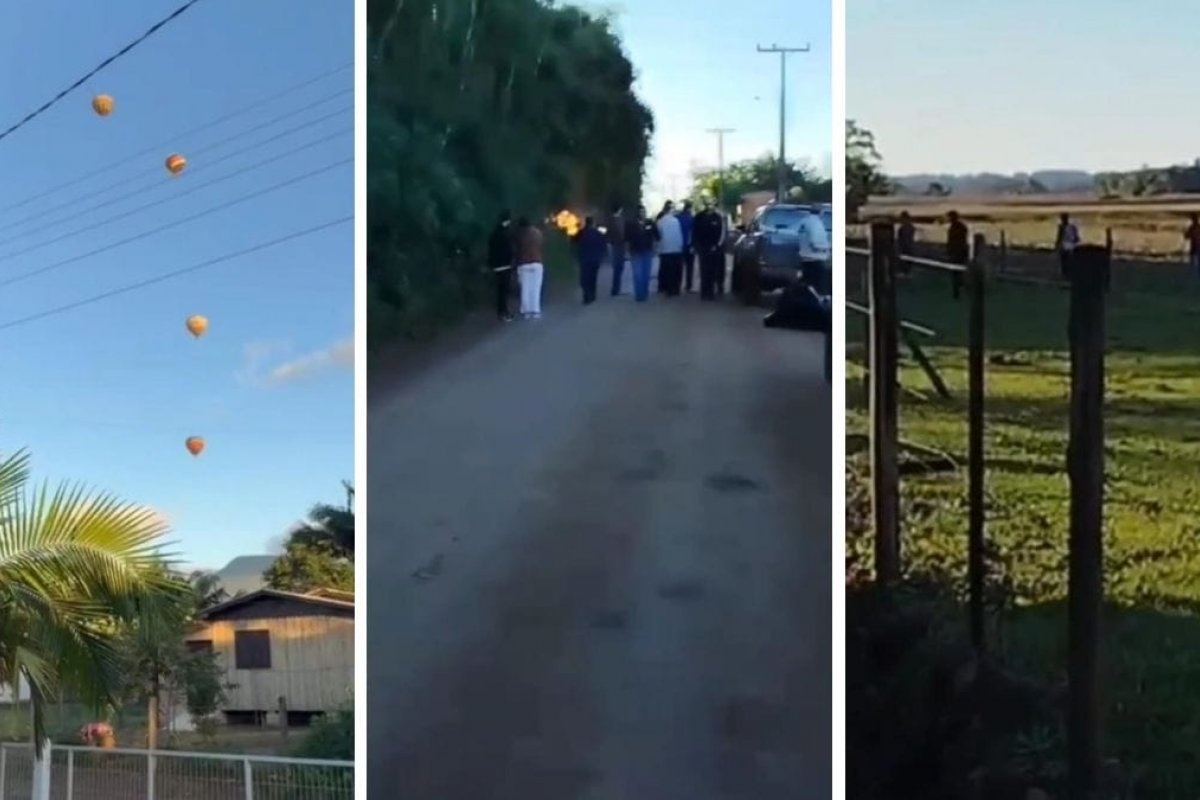 Incêndio em balão teria começado com maçarico dentro do cesto, diz autoridades de SC