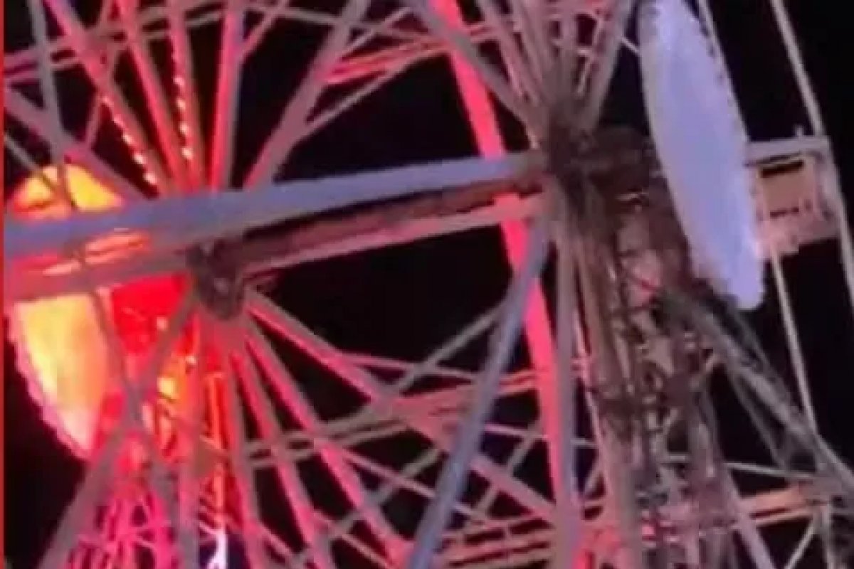 Criança cai de roda gigante durante festejos juninos em Ipirá