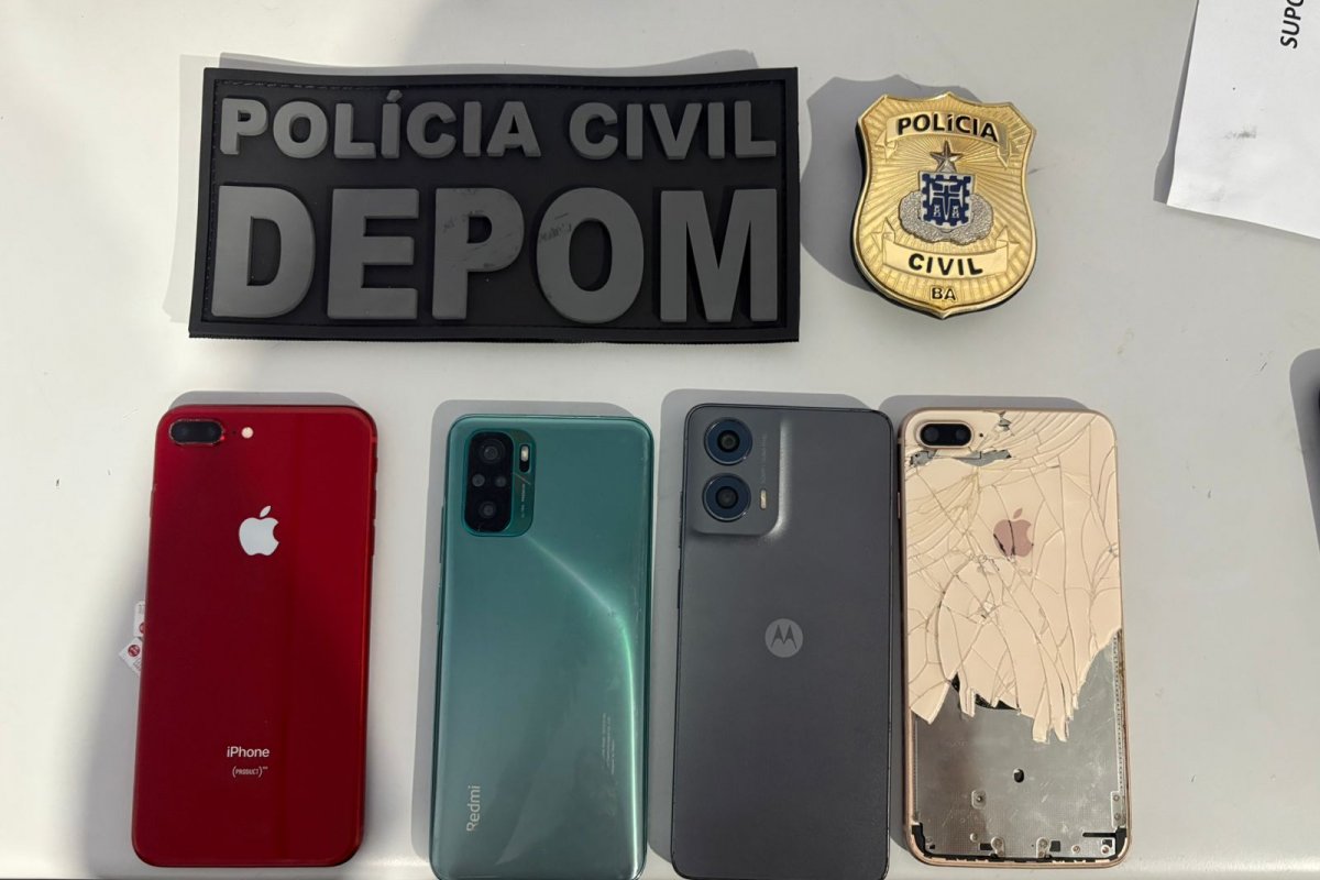 Polícia Civil recupera celulares roubados durante São João em Camaçari