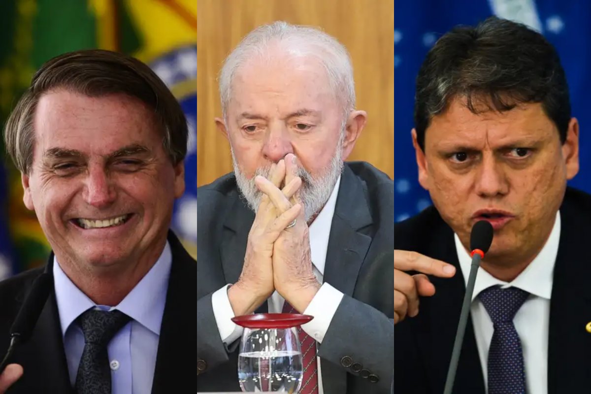 Lula perderia para Bolsonaro, Michelle e Tarcísio no 2º turno, aponta pesquisa