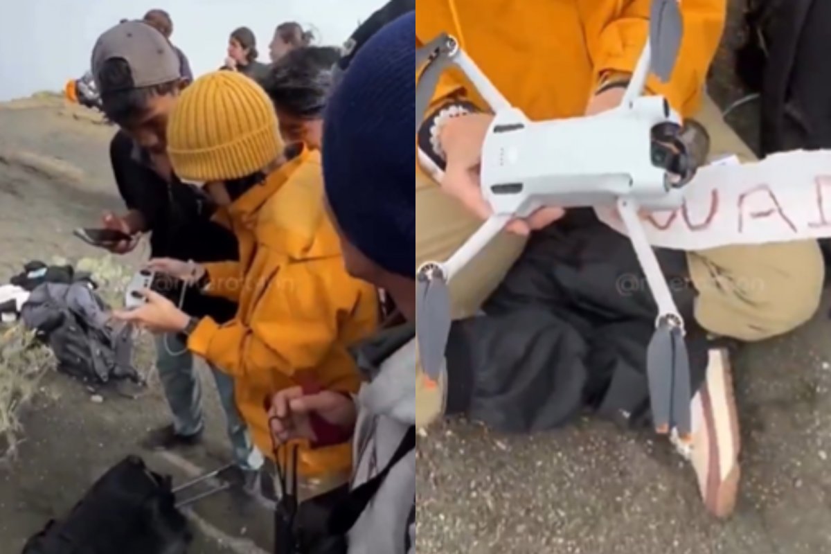 Vídeo: Turistas tentaram enviar mensagem via drone para Juliana Marins