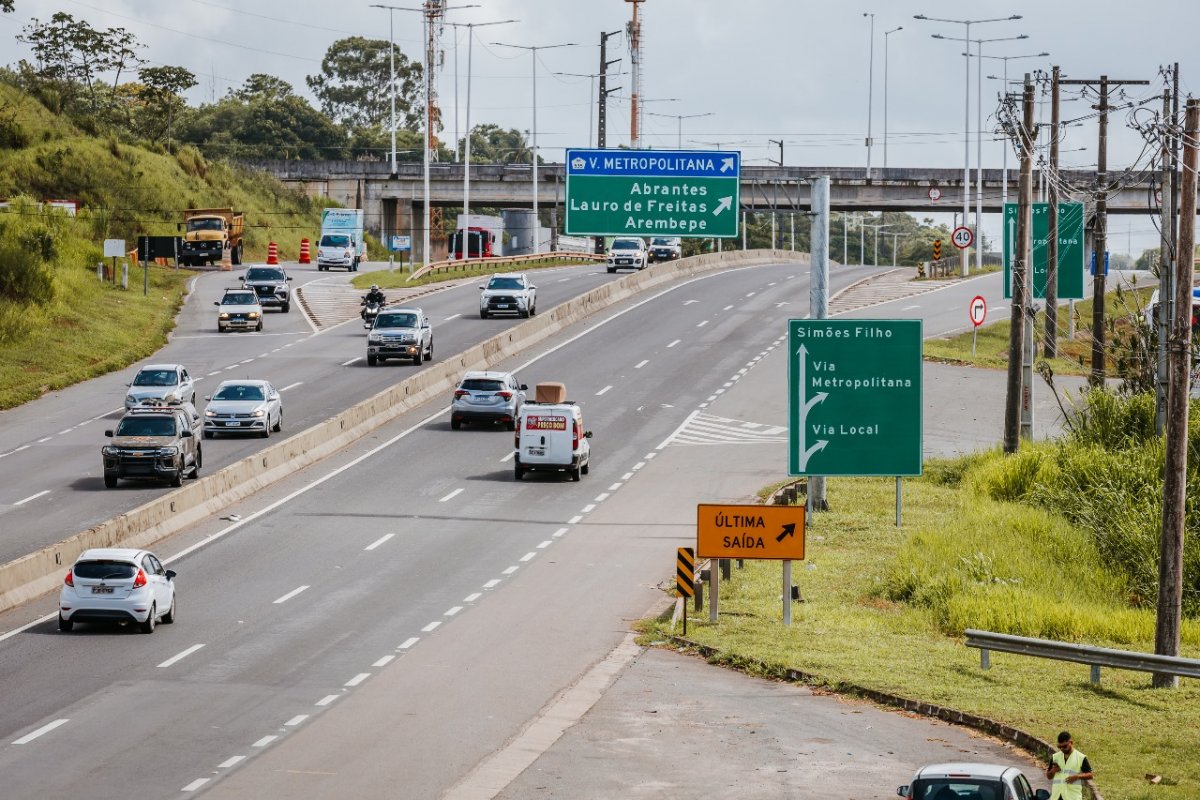 Mais de 670 mil veículos circularam nas rodovias do Litoral Norte e BA-093 nos feriados de Corpus Christi e São João