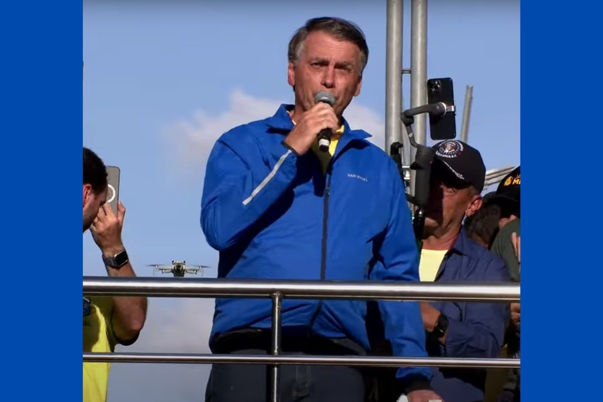 Vídeo: 'Jamais passaria faixa a um ladrão', diz Bolsonaro sobre derrota nas eleições de 2022 em manifestação na Avenida Paulista