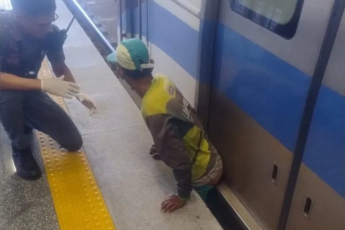 Homem prensado por metrô em Salvador teve bacia, bexiga e reto perfurados