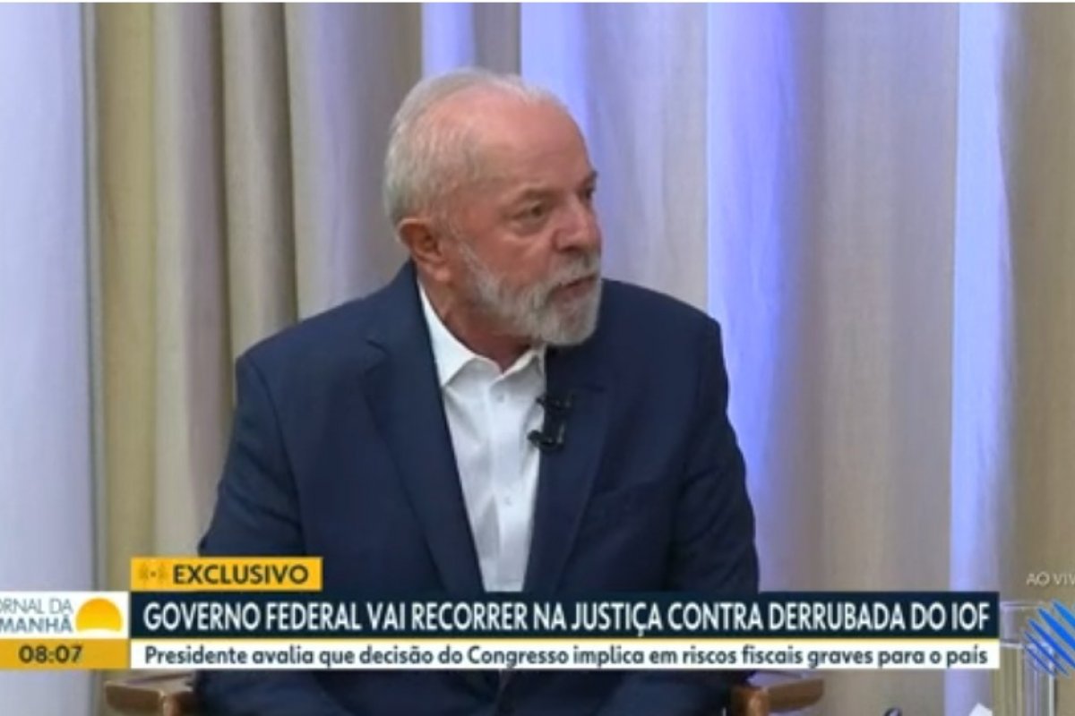 "Se eu não for ao Poder Judiciário, eu não governo mais", diz Lula sobre recurso da derrubada do IOF