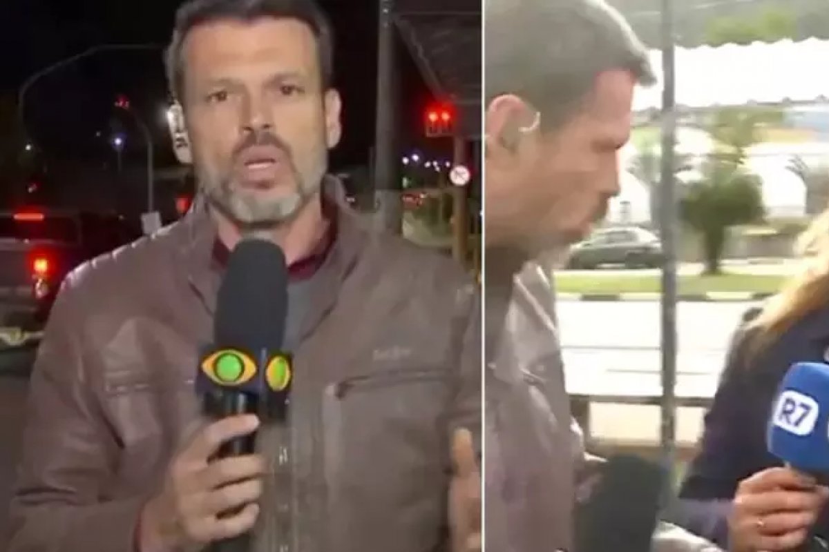 Vídeo: discussão ao vivo entre repórteres da Band e Record vira caso de polícia em SP