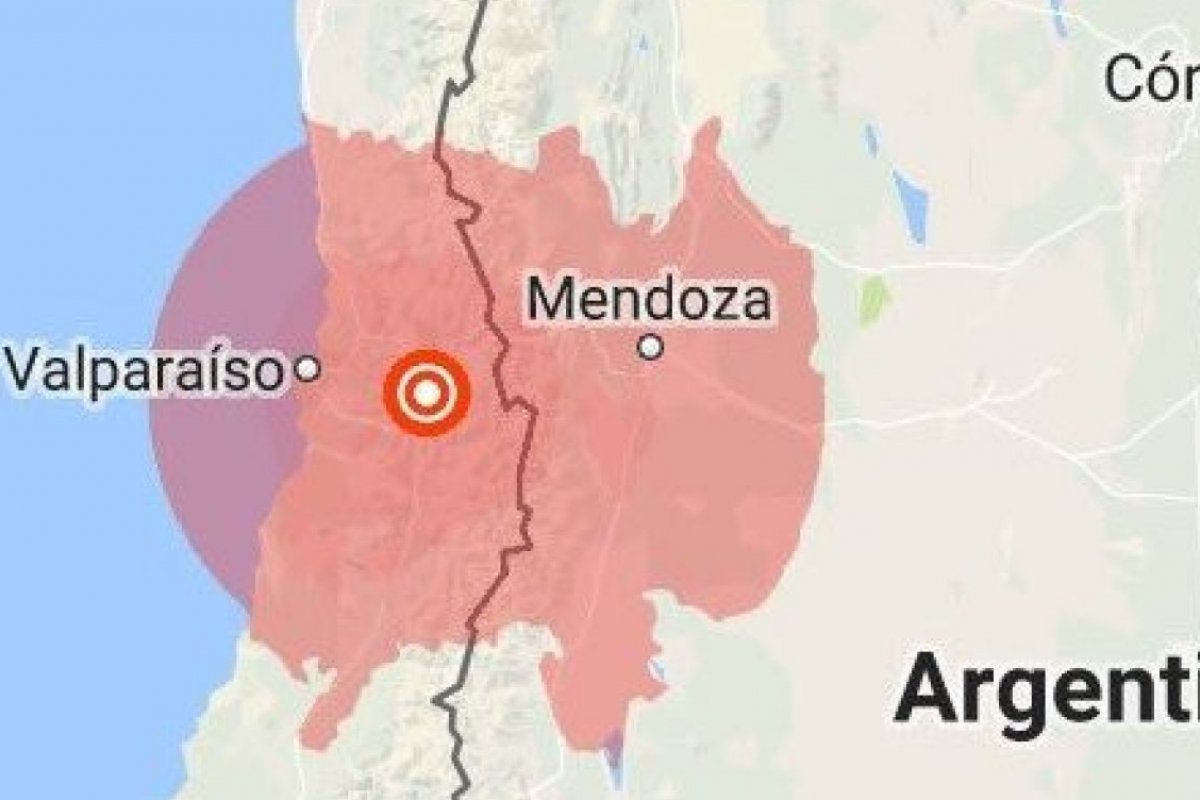 Terremoto sacode regiões da Argentina e Chile