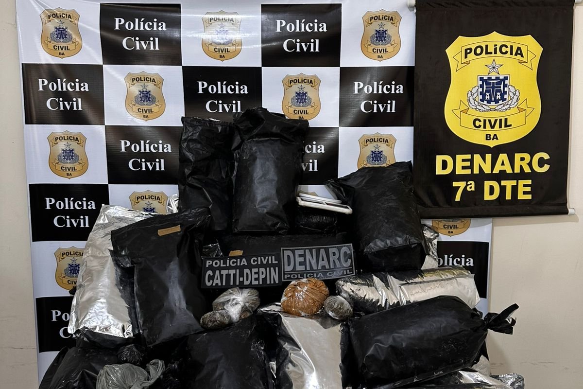 Suspeito é preso com 38kg de maconha durante operação em Juazeiro
