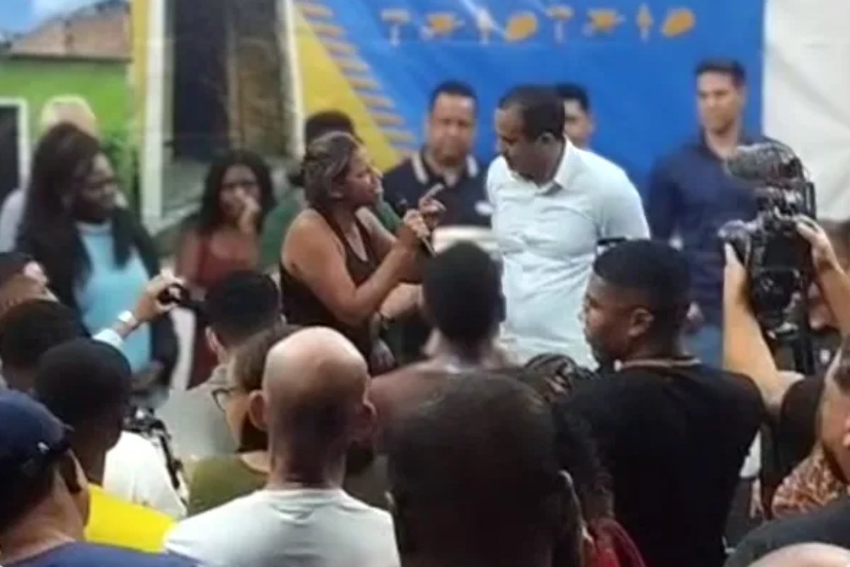Vídeo: moradora do Bairro da Paz confronta Bruno Reis e critica promessas da gestão de Salvador