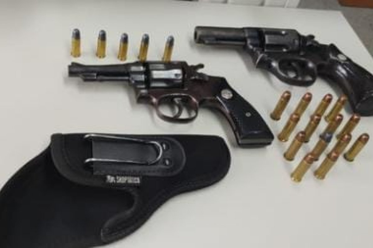 Polícia Militar apreende armas de fogo e munições em Andorinha