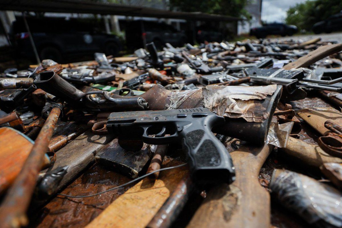 Número de armas apreendidas na Bahia durante 1º semestre sobe para 18% em 2025