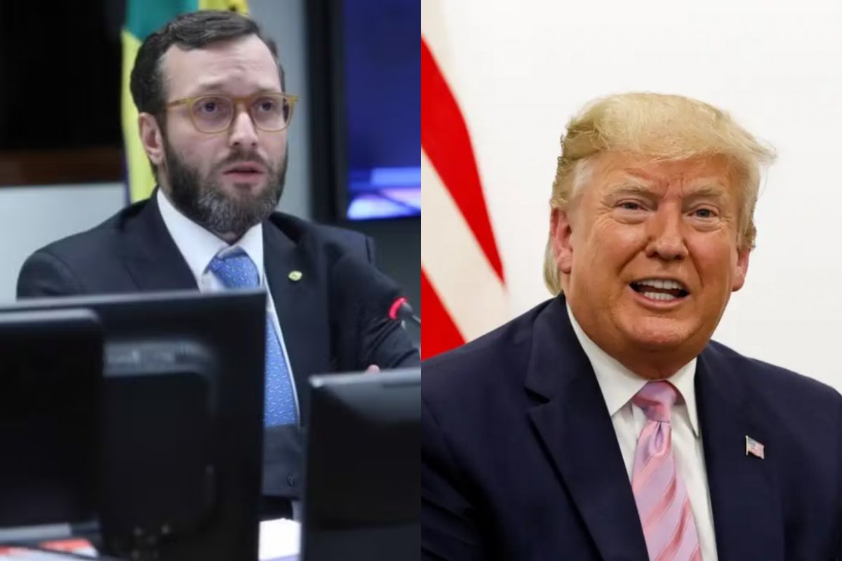 Comissão da Câmara aprova moção de louvor a Donald Trump horas antes dele anunciar taxas ao Brasil