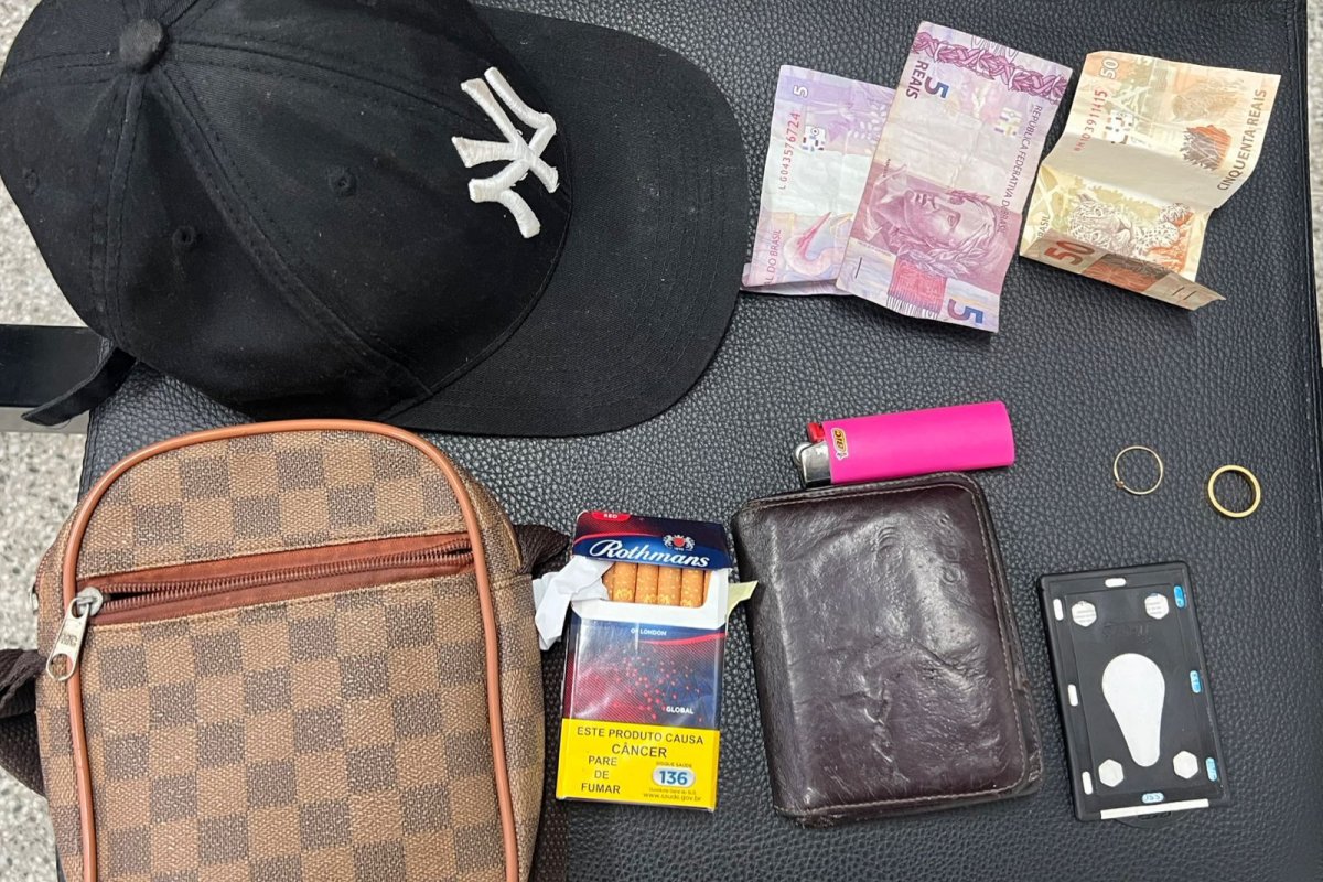 Casal é preso após roubo a passageiros em ônibus na Avenida Pinto de Aguiar