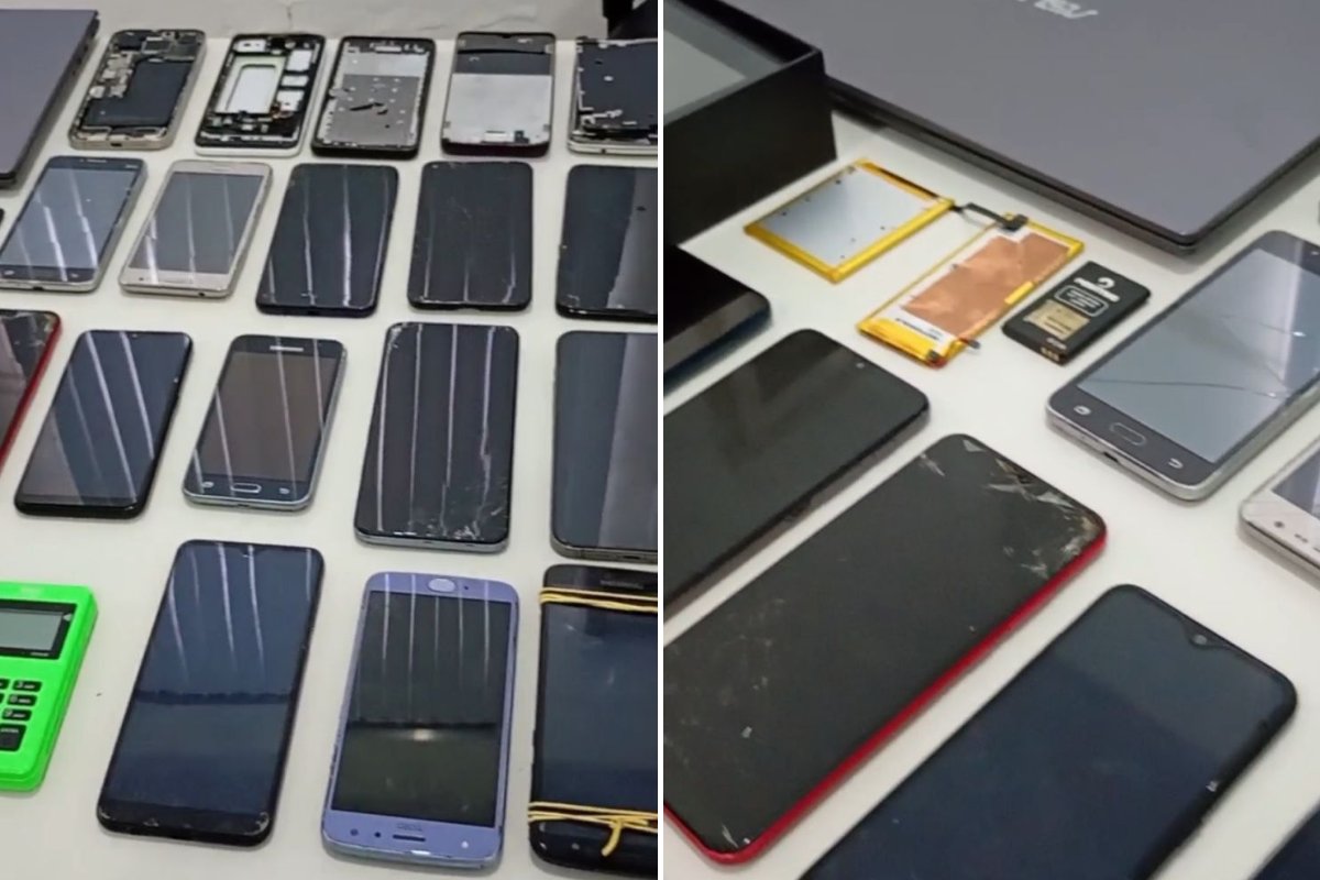 Três homens são presos suspeitos de realizar roubos em Salvador; 21 celulares foram apreendidos