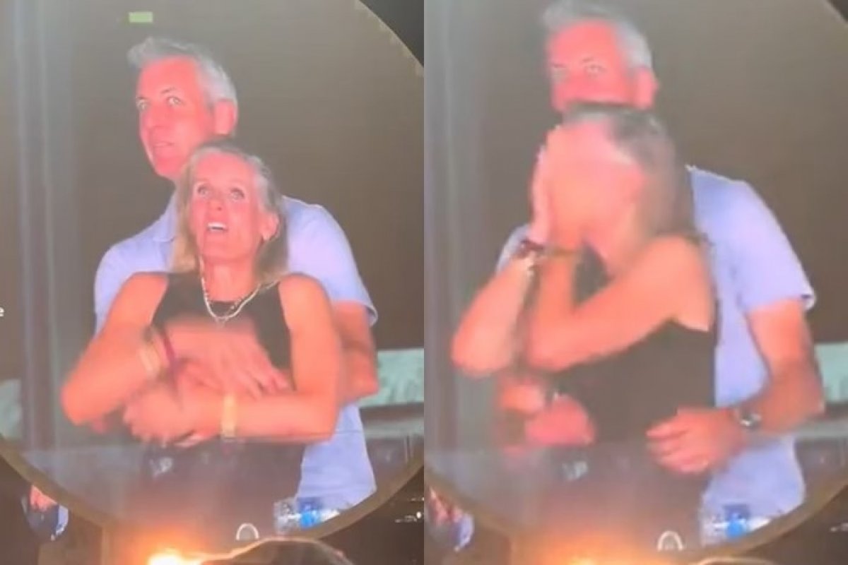 Vídeo: cena de beijo em show do Coldplay expõe suposta traição de CEO nos EUA