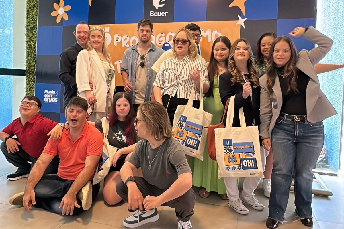 Evento 'Bauer ON' reúne influenciadores digitais com síndrome de Down em Aracaju