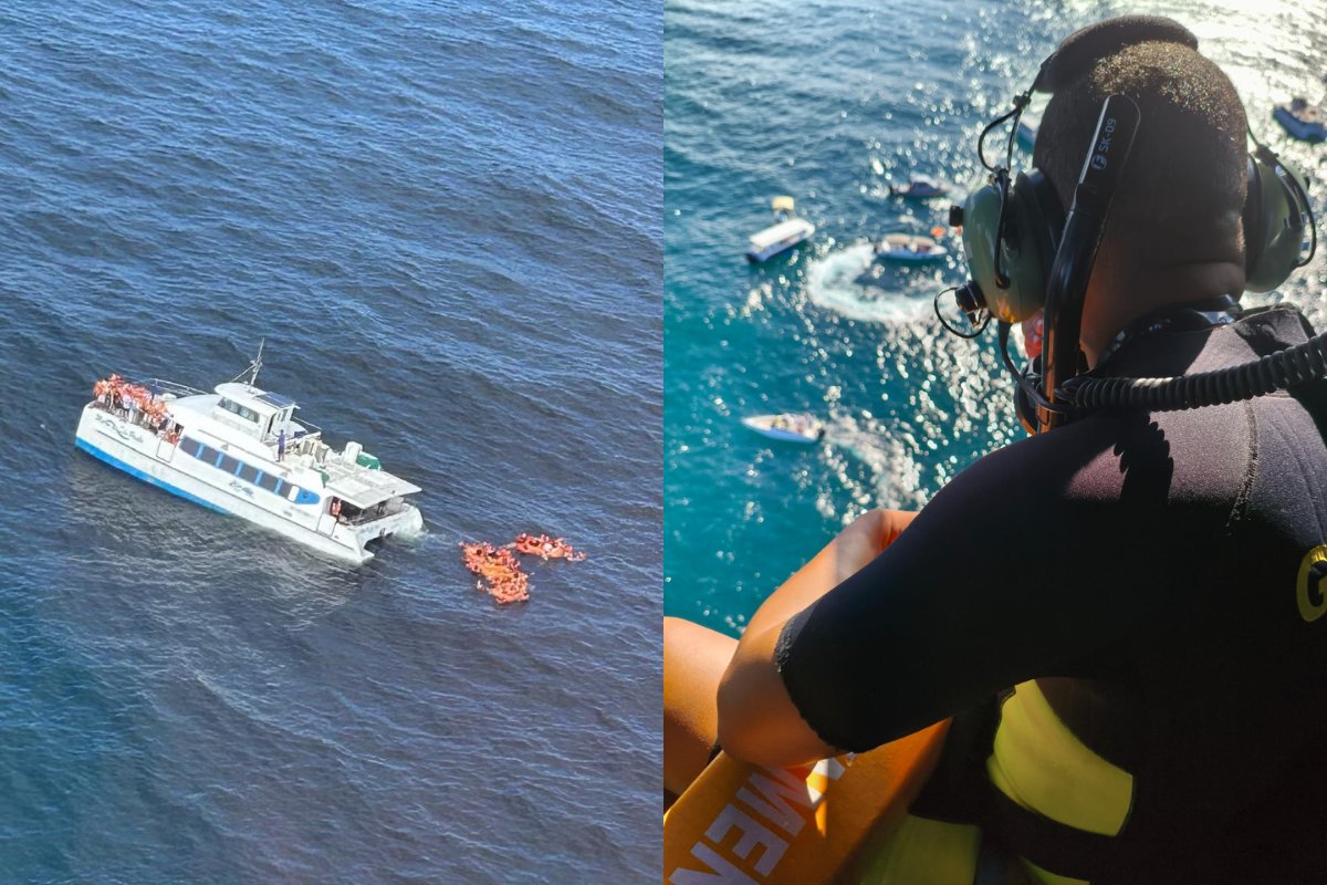 Catamarã que colidiu na Baía de Todos-os-Santos transportava mais de 90 pessoas