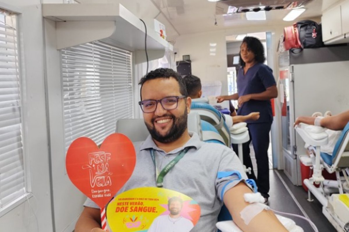Policlínica de Narandiba recebe Hemóvel para realização da campanha de doação de sangue 