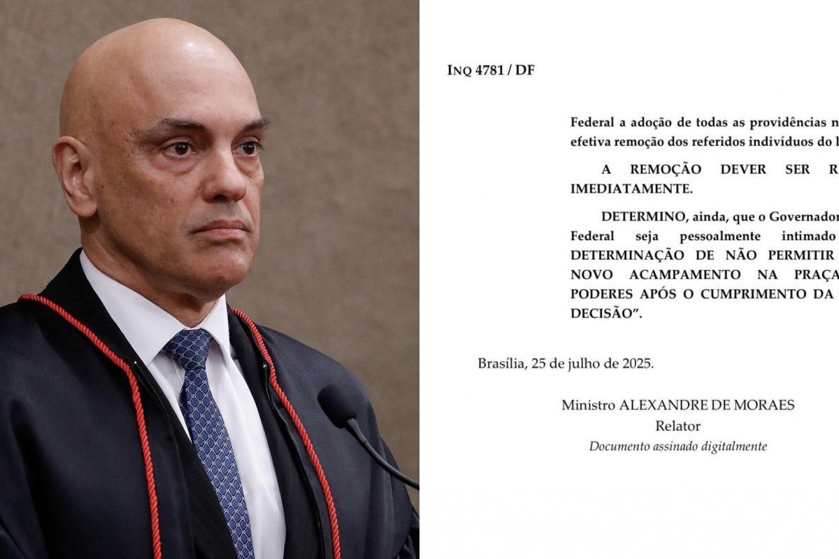 Deputados bolsonaristas deixam Praça dos Três Poderes após ordem de Alexandre de Moraes