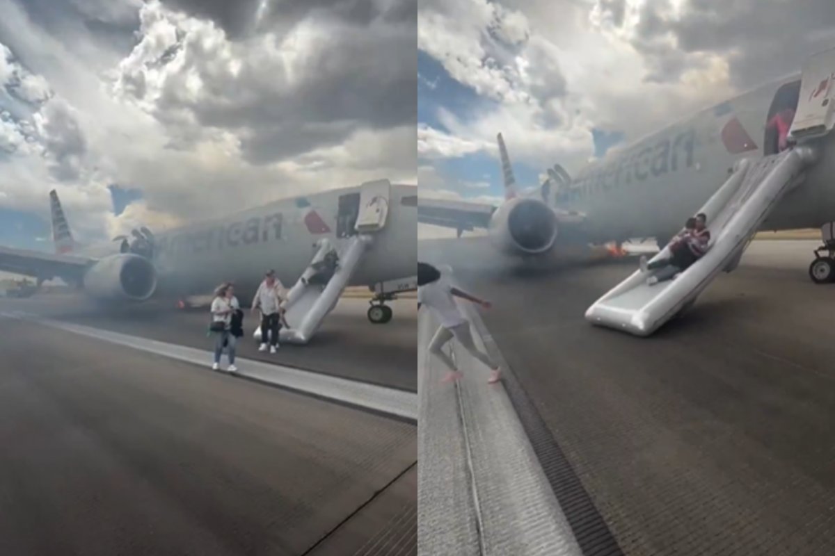 Vídeo: avião tem princípio de incêndio e passageiros são evacuados às pressas em Denver, nos Estados Unidos