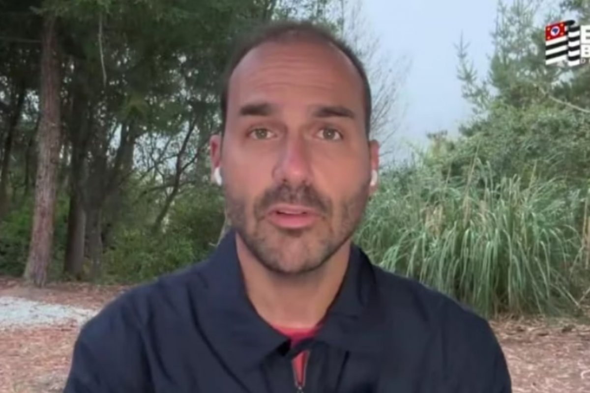 “É triste ver a que ponto o Nikolas chegou”, diz Eduardo Bolsonaro em publicação nas redes sociais