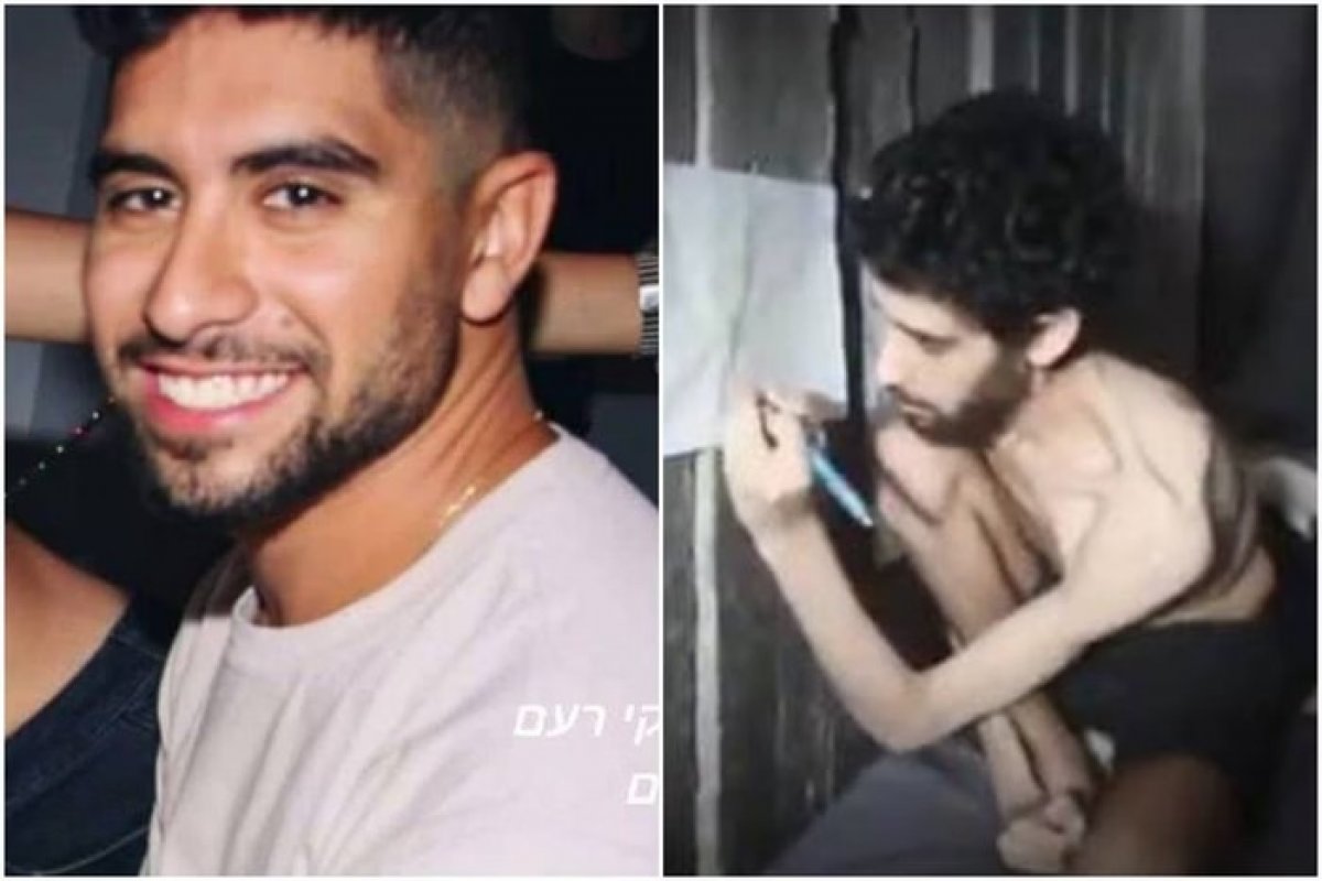 Vídeo: Refém israelense relata fome e abandono em cativeiro do Hamas
