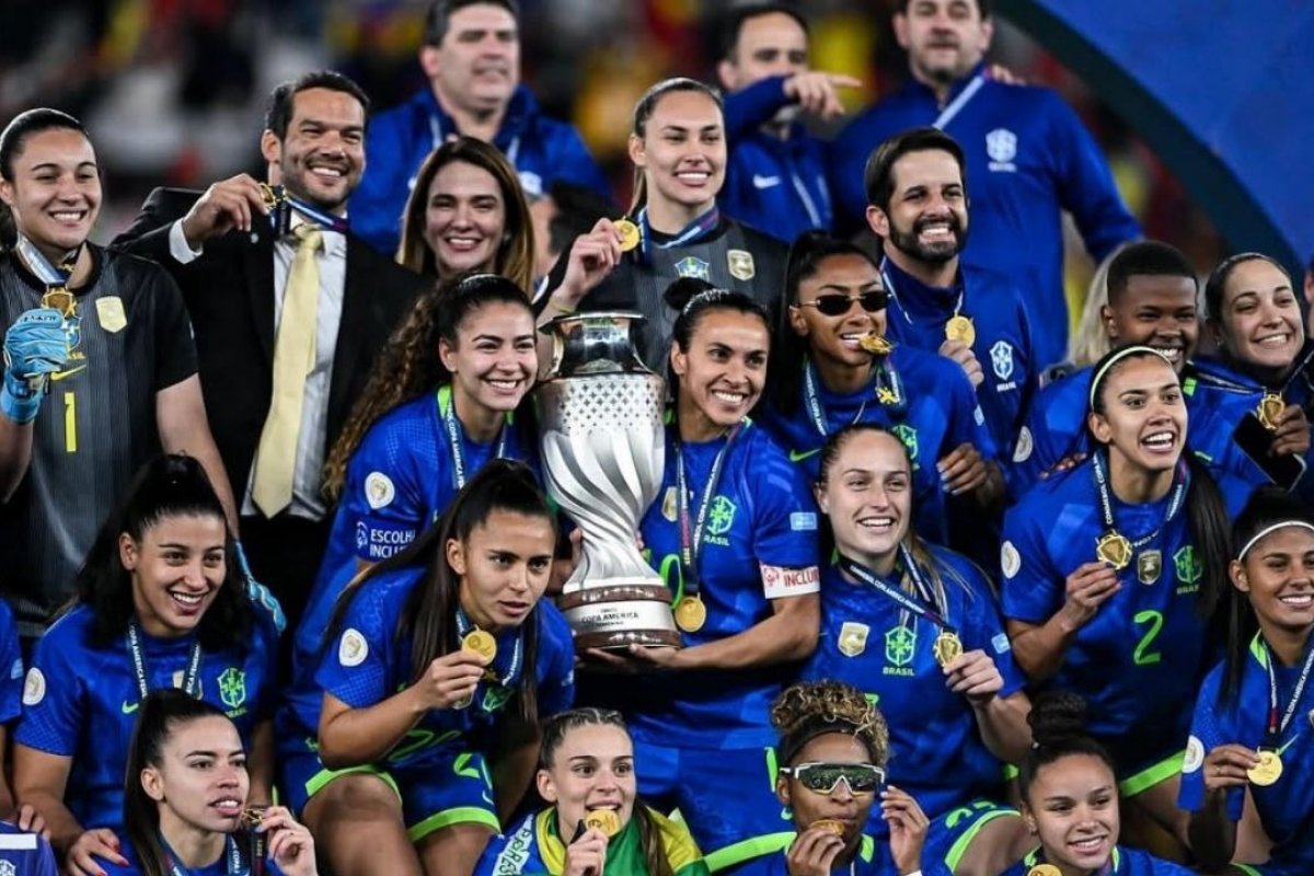 Brasil conquista 9º título da Copa América Feminina contra Colômbia e reforça hegemonia no continente