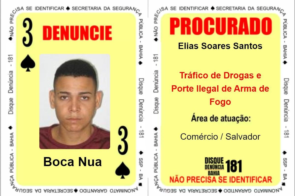 Três de Espadas do Baralho do Crime morre após confronto com a Polícia Civil