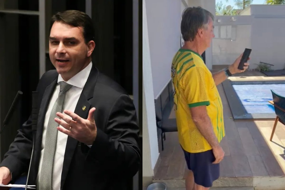 Flávio apaga publicação com discurso de Bolsonaro durante manifestações das redes sociais