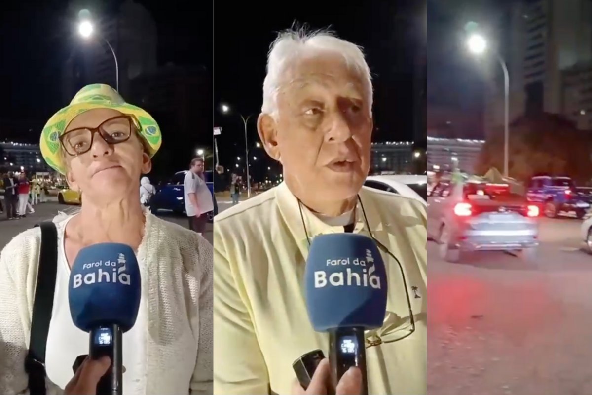 Vídeo: Apoiadores de Bolsonaro realizam buzinaço em Brasília com gritos de "Fora Moraes".